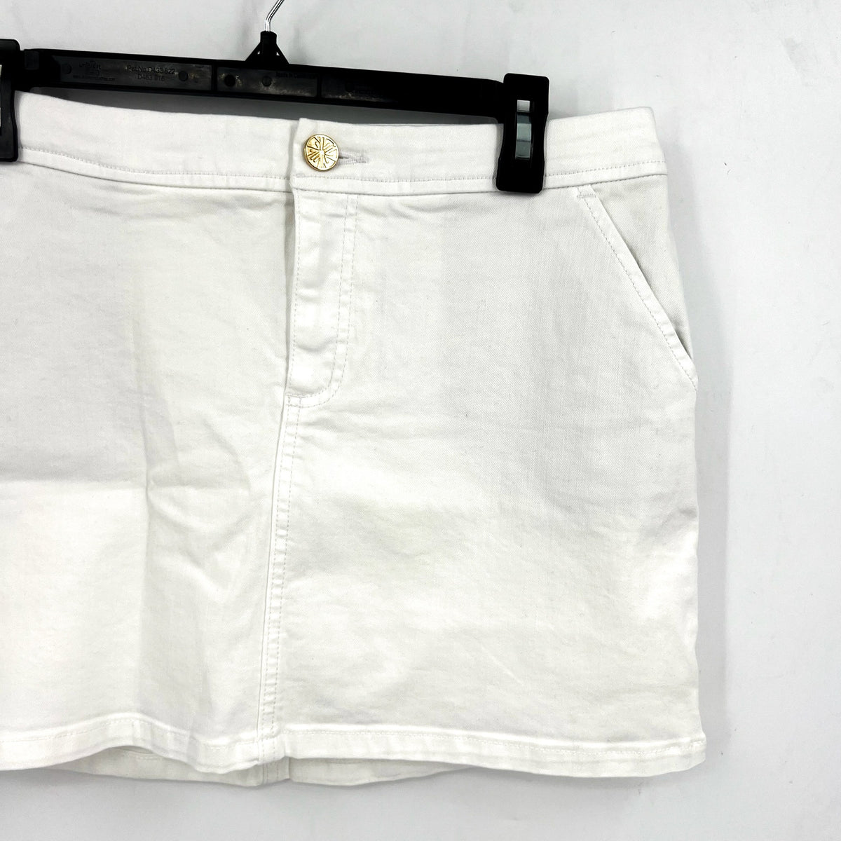 LILLY PULITZER Womens Colette Denim Skort Size 00 Resort White Stretch NWT