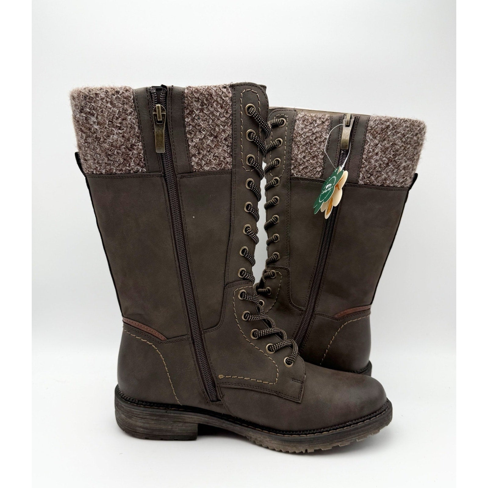 Spring Step Womens Yosemite Mid Calf Boot EU 39 US 8.5 Brown Water Resistant NIB
