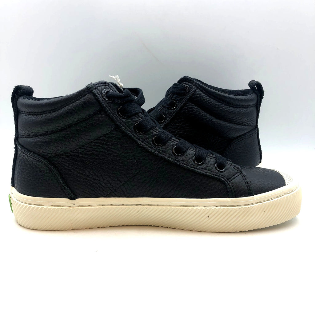 Cariuma OCA High Sneakers Womens 7.5 Mens 6 Black Premium Leather NIB