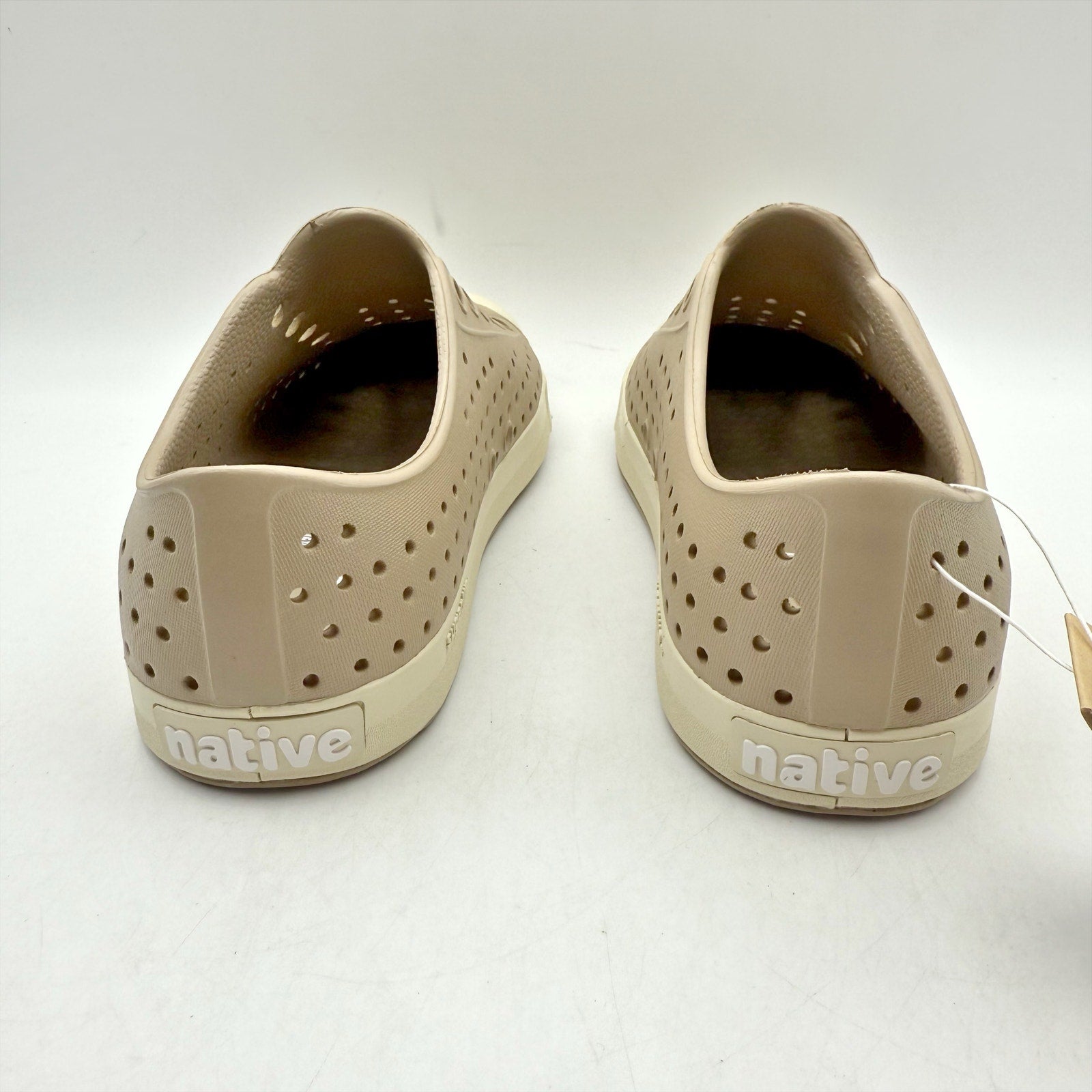 Native Unisex Jefferson Shoes Mens 3 Womens 5 Brown Tan EVA Slip On Sneakers NIB