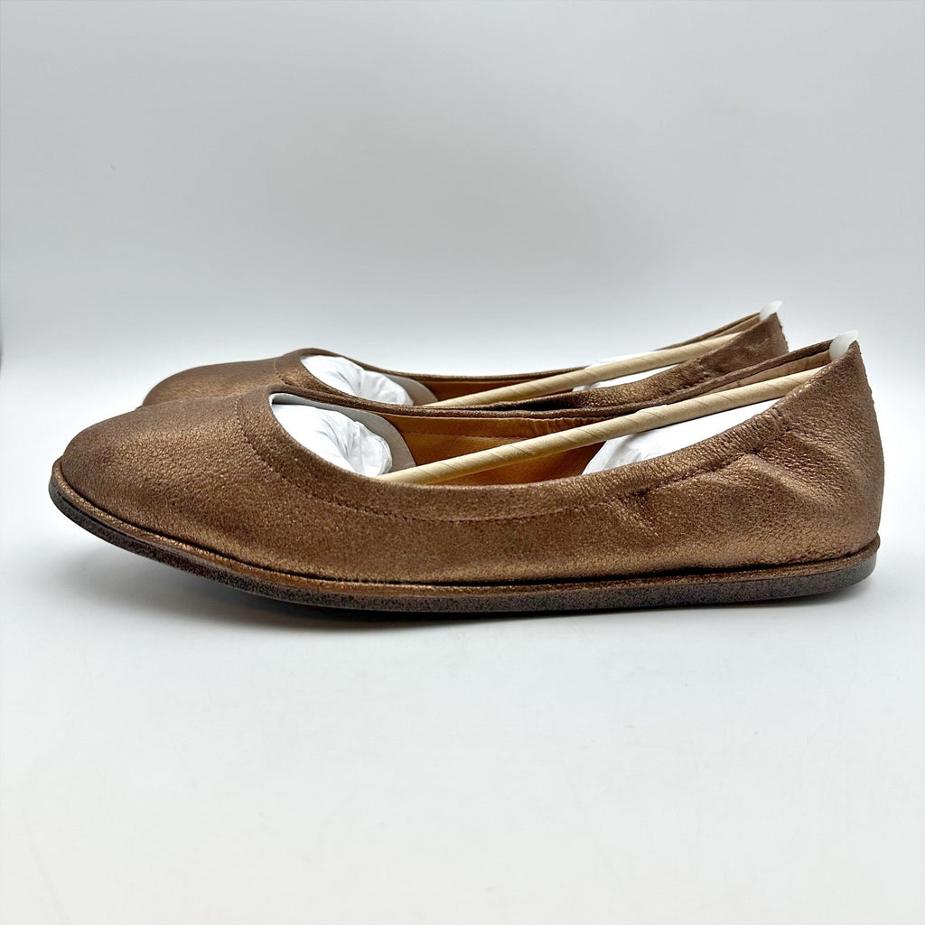 Lucky Brand Womens Wimmie Ballet Flats Size 8.5 M Bronze Brown NIB