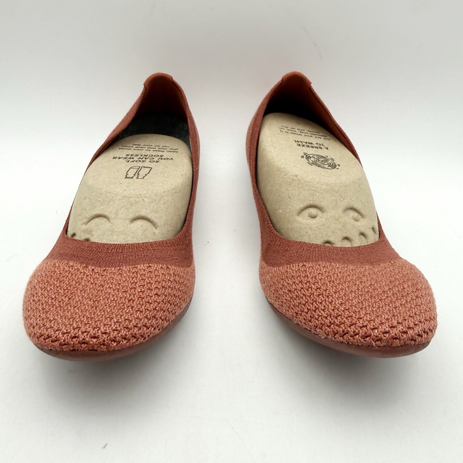 Allbirds Womens Tree Breezer Flats US 5 EU 35 Maroon Red Slip On NIB