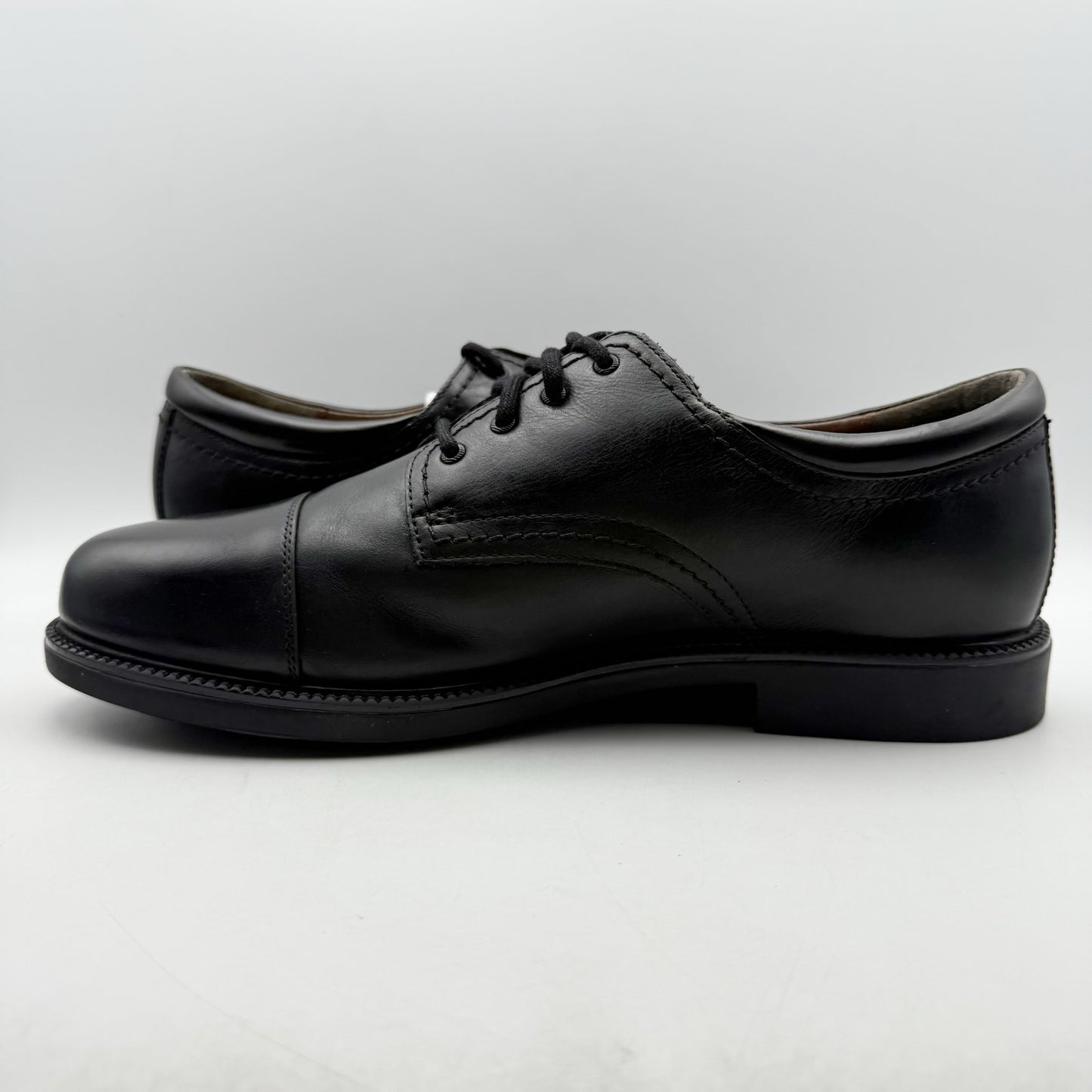 Dockers Mens Gordon Cap Toe Oxford Shoes US 14 M EU 48 Black Leather NIB