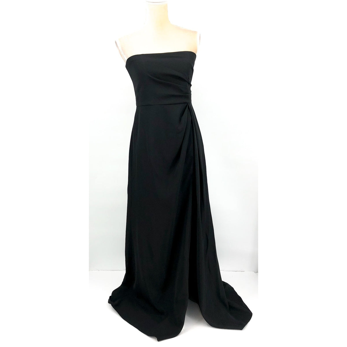 AFTER SIX Women's Strapless Wrap Trumpet Dress Size 4 Black 6873 Formal NWT