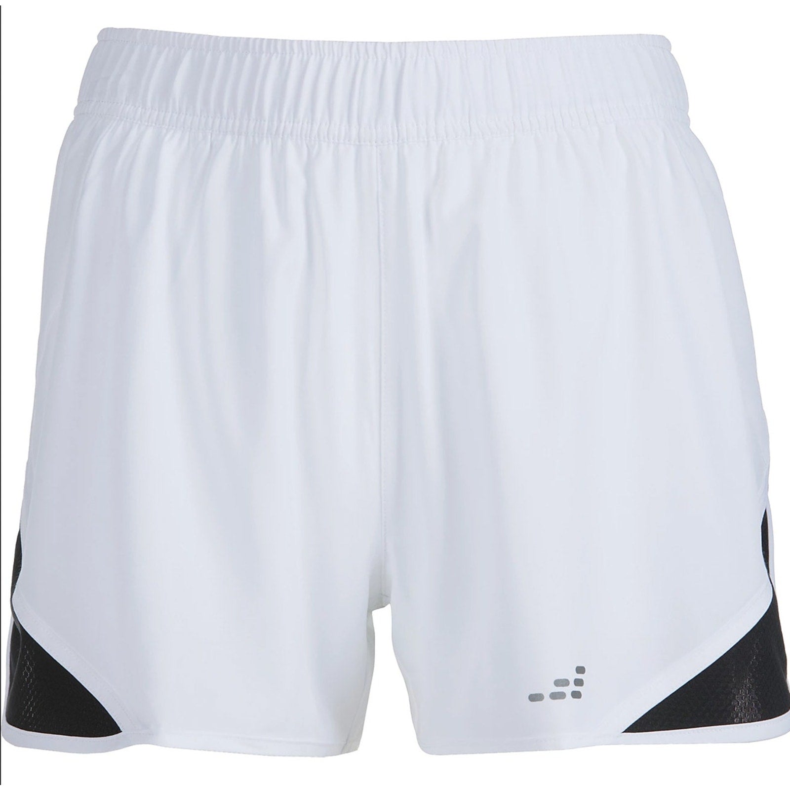 BCG Academy Sports Women's Running Shorts Small White Black Mesh NWOT