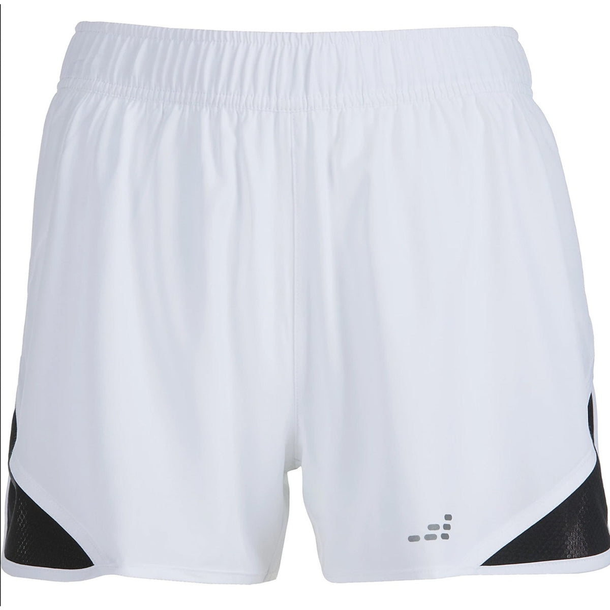 BCG Academy Sports Women's Running Shorts Small White Black Mesh NWOT