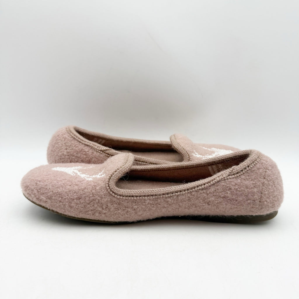 Living Kitzbuhel Womens Buck Slippers EU 36 US 5.5 Pink Wool NWOB