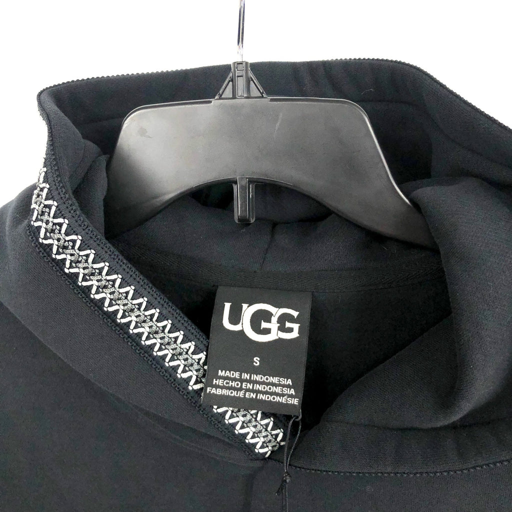 UGG Men's Tasman Pullover Hoodie Small Black Tarr Sweatshirt UGGBraid NWT