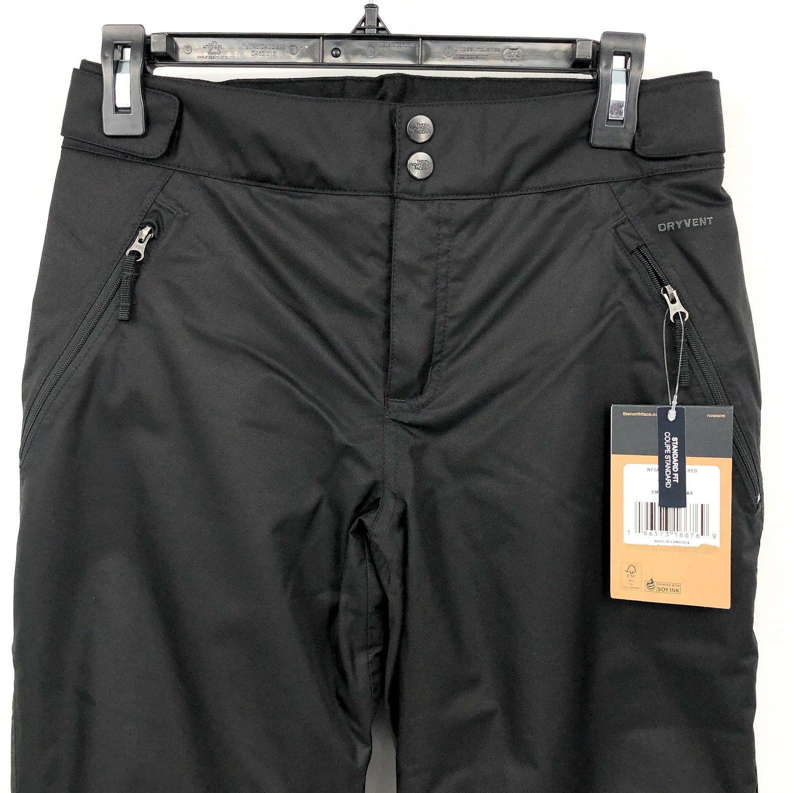The North Face Women's Sally Insulated Snow Pants Small Black Waterproof NWT