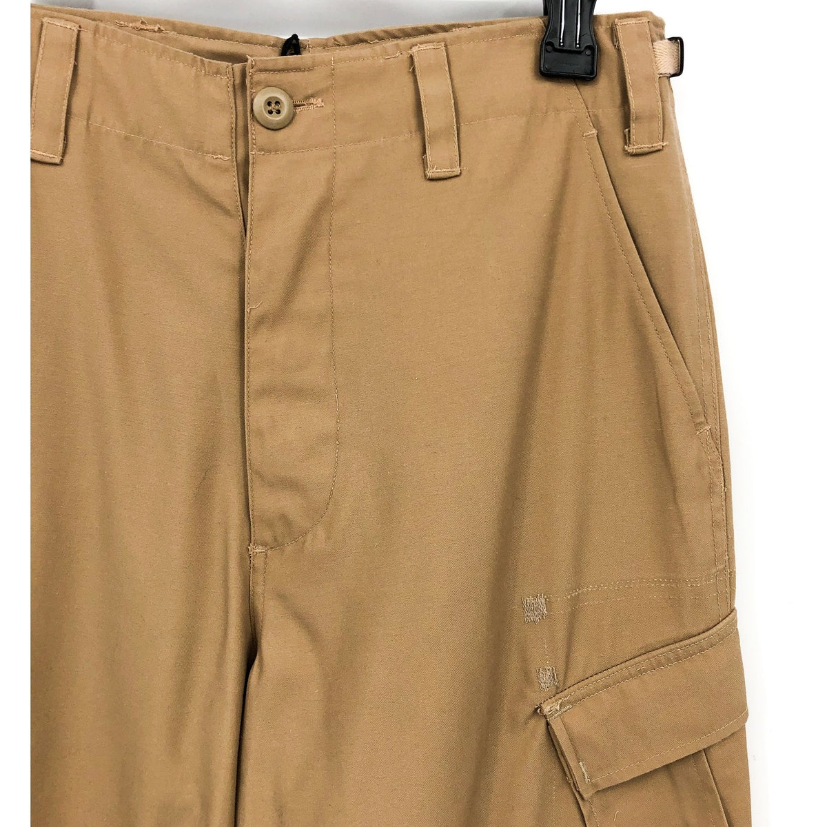 RE/DONE Women's Upcycled Cargo Trousers Small Khaki High Rise Straight Leg NWT