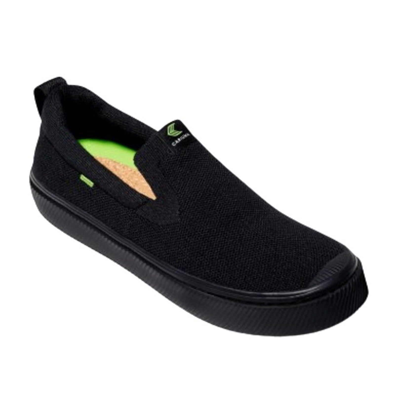 Cariuma Men's IBI Slip On Sneakers Size 13 All Black Knit Bamboo NIB