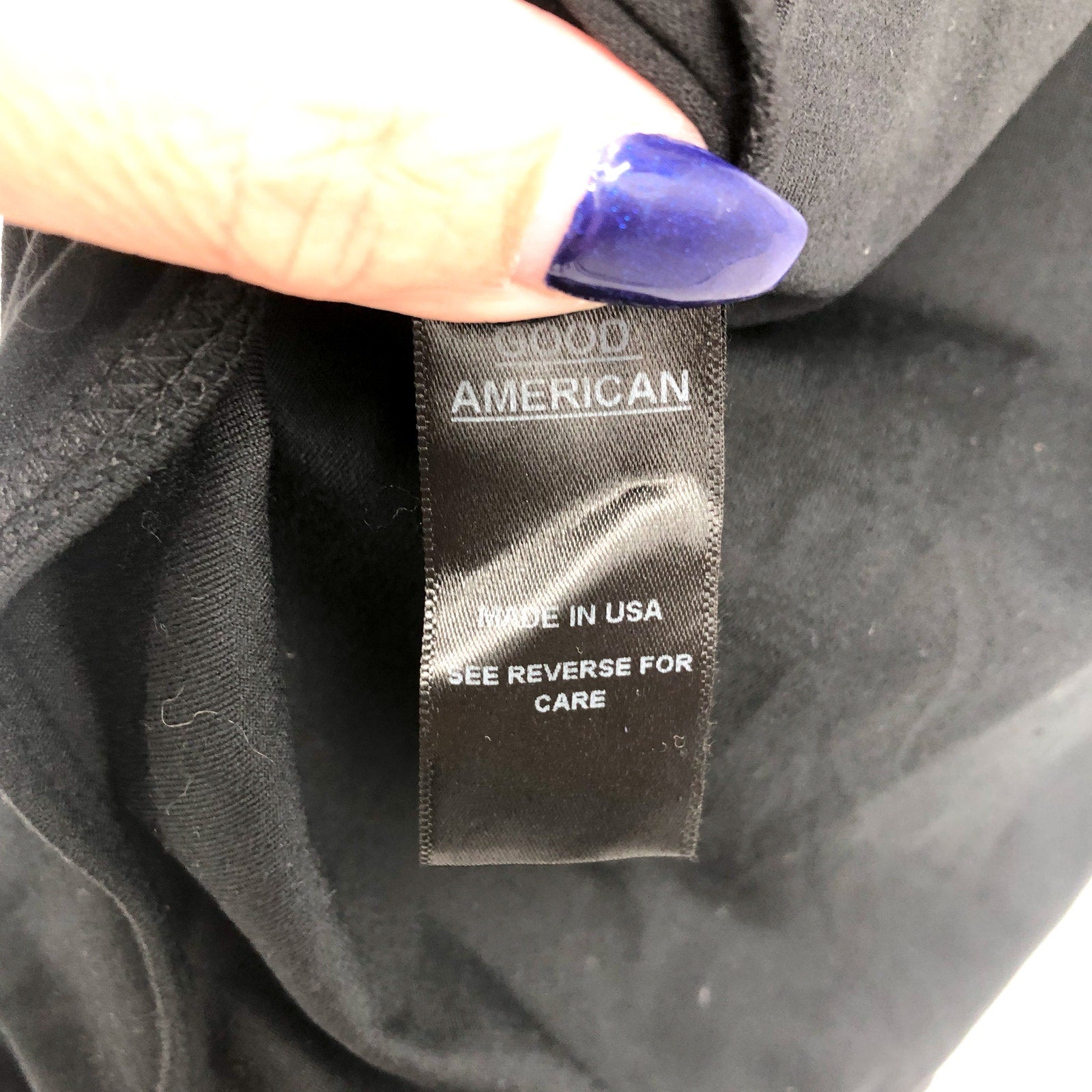 GOOD AMERICAN Women's Good Form Modern Tank Bodysuit Medium Black NWT