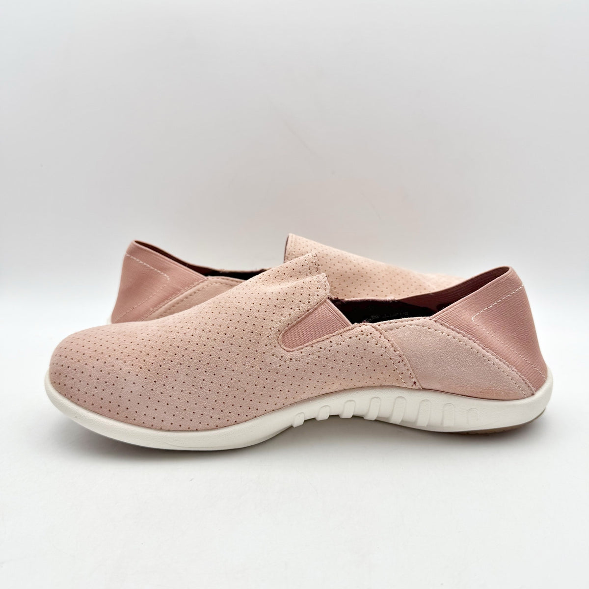 Spenco Waco Womens Siesta Convertible Slip On Shoes Size 9.5 Wide Pink Suede NIB