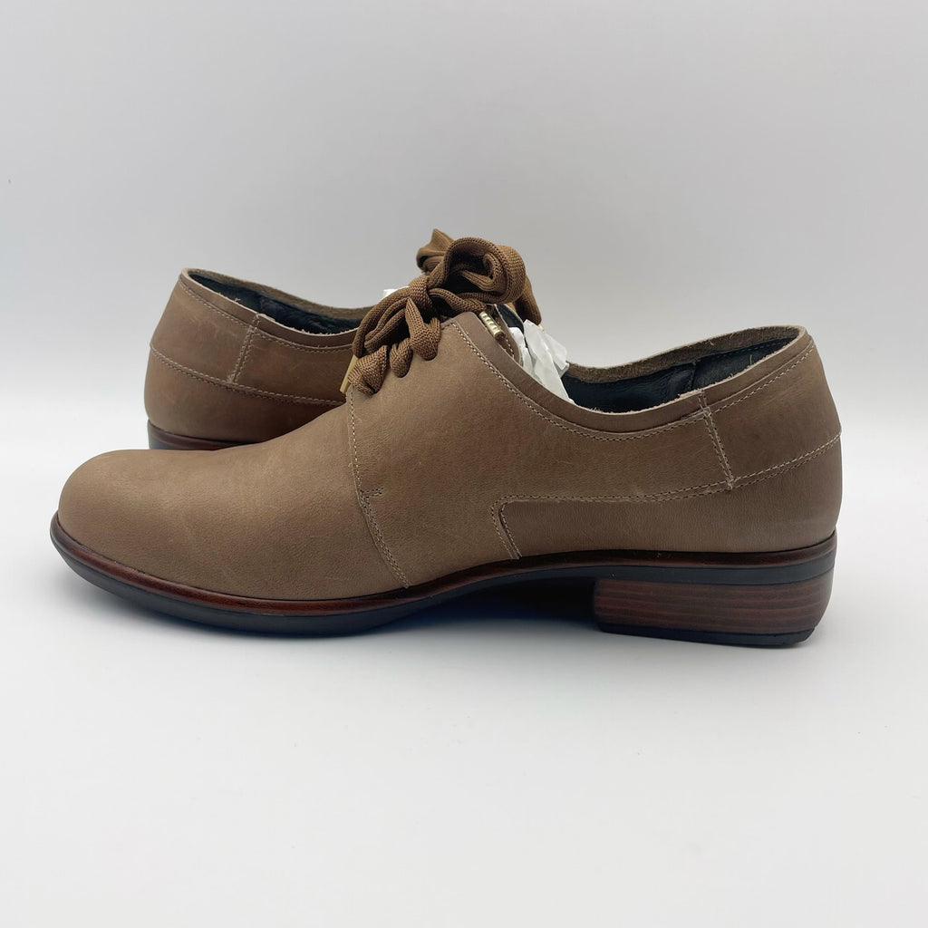 Naot Women's Blizzard Oxford Shoes Size US 8 EU 39 Brown Leather NIB