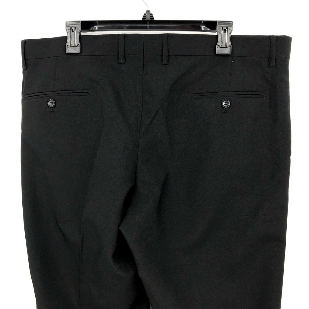 OPPOSUITS Men's Straight Leg Dress Pants 40X34 Black Flat Front NWOT