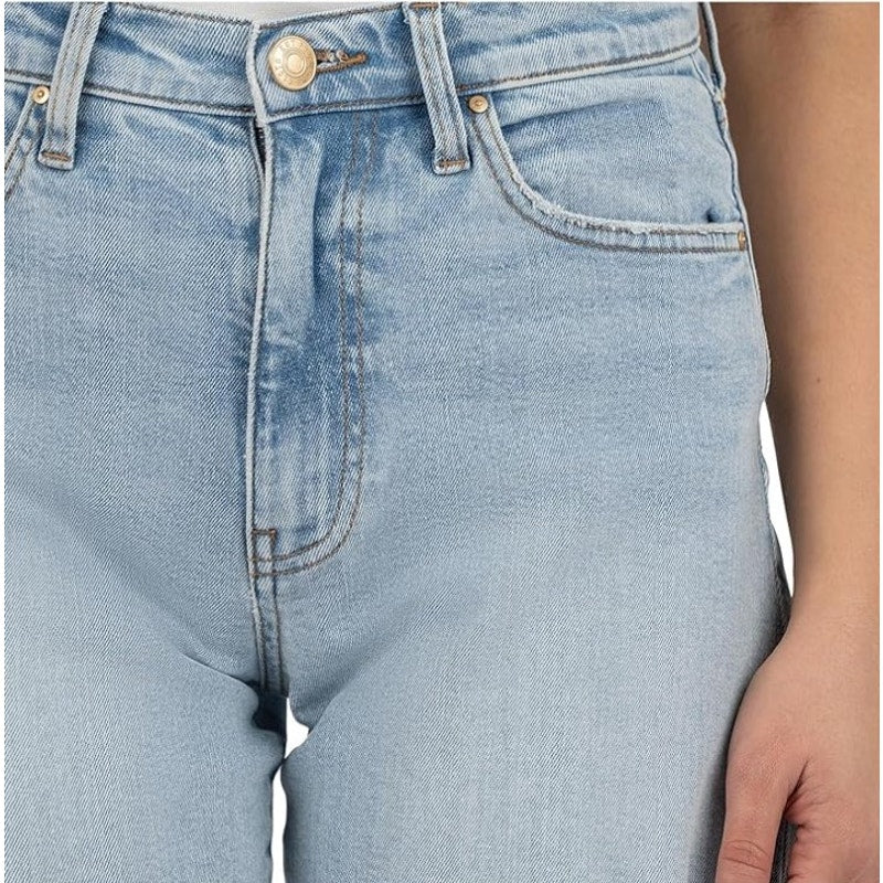 KUT FROM THE KLOTH Hailey Cutoff Denim Shorts Size 18 Openness High Waist NWT