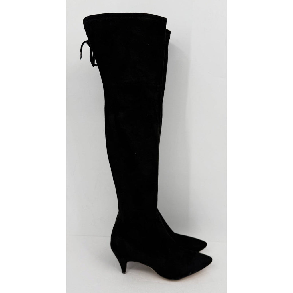 Sam Edelman Womens Kristie Over the Knee Boots Size 9 EU 39 Black Suede NWOB