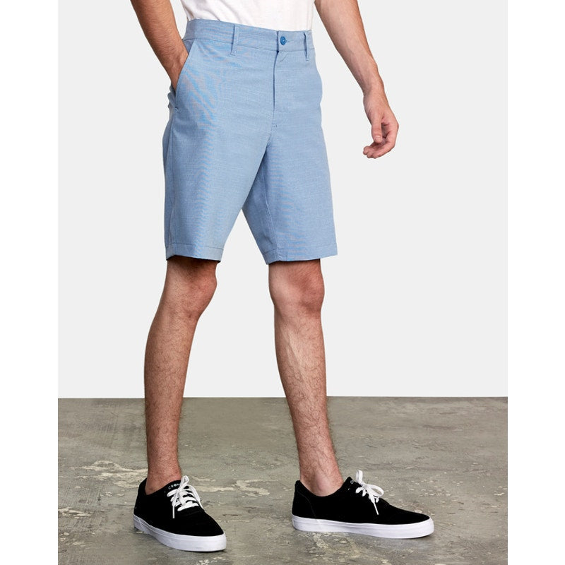 RVCA Men's Balance 20" Hybrid Shorts Size 28 Nautical Blue Flat Front NWT