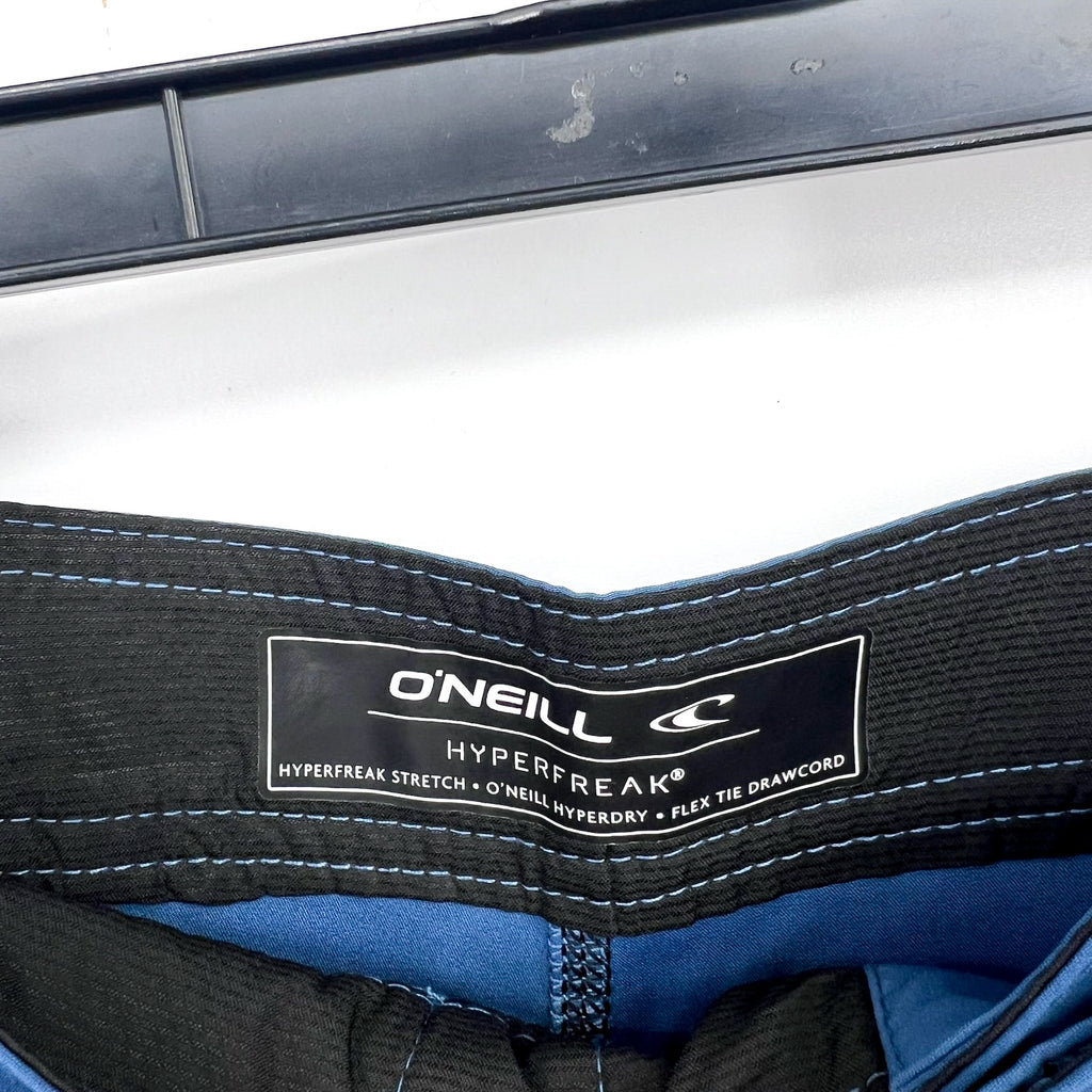 O'NEILL Men's Hyperfreak Heat 19" Boardshorts Size 33 Medium Blue Quick Dry NWT