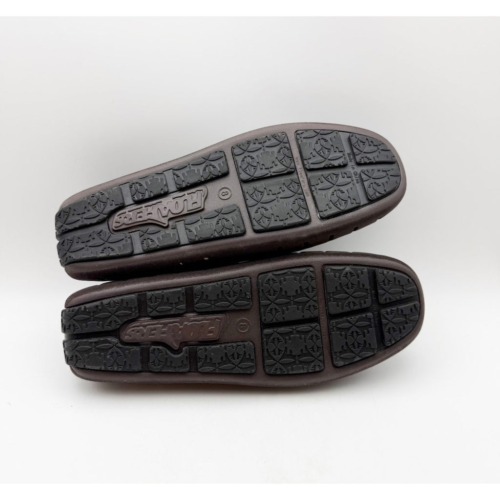 Floafers Mens Country Club Loafers Size 8 Brown Waterproof Suede NWOB