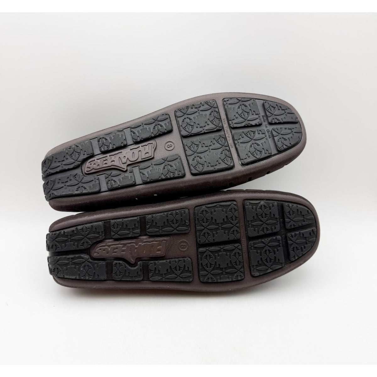 Floafers Mens Country Club Loafers Size 8 Brown Waterproof Suede NWOB