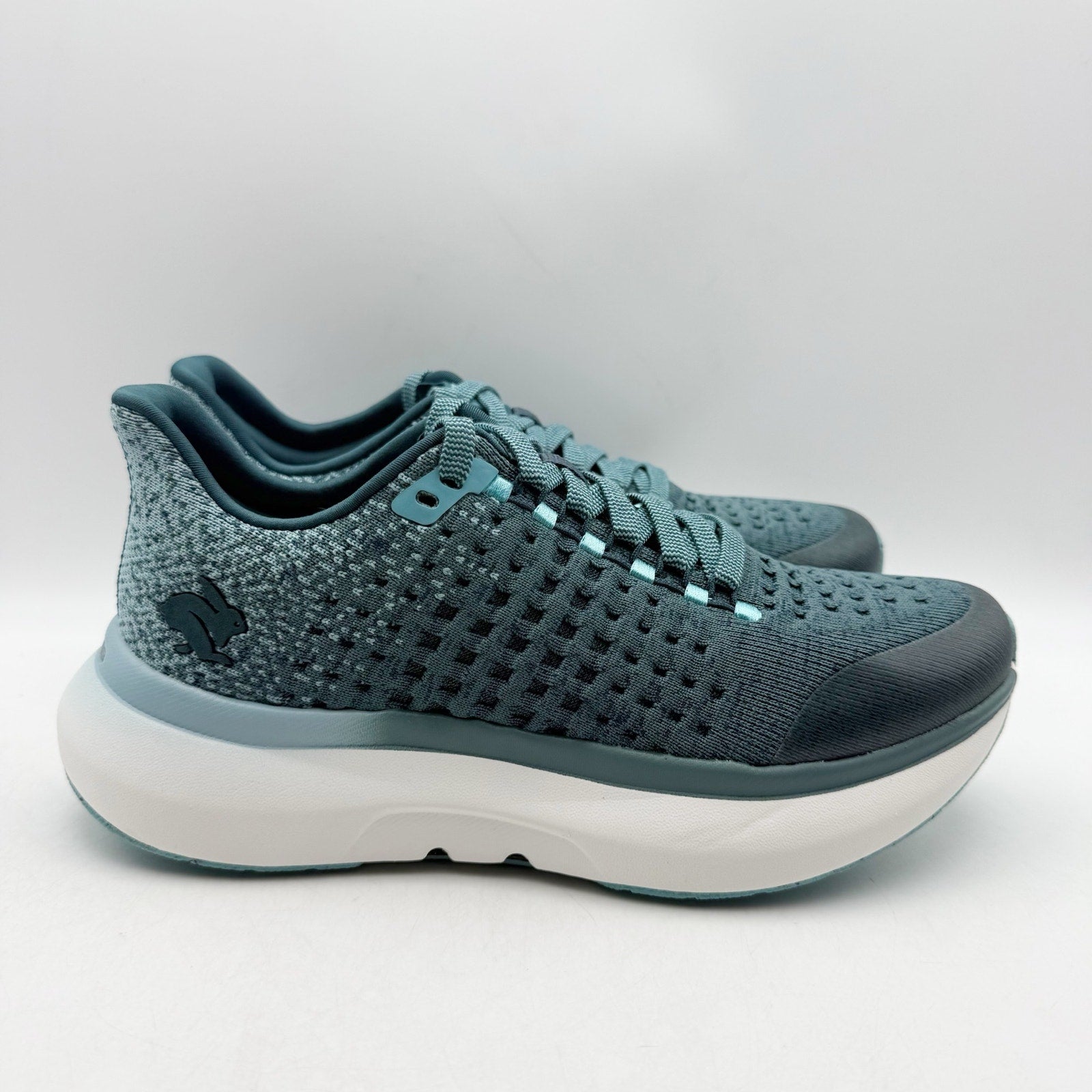 Rabbit Womens Dream Chaser Running Shoes US 7.5 Blue Green Balsam Athletic NIB