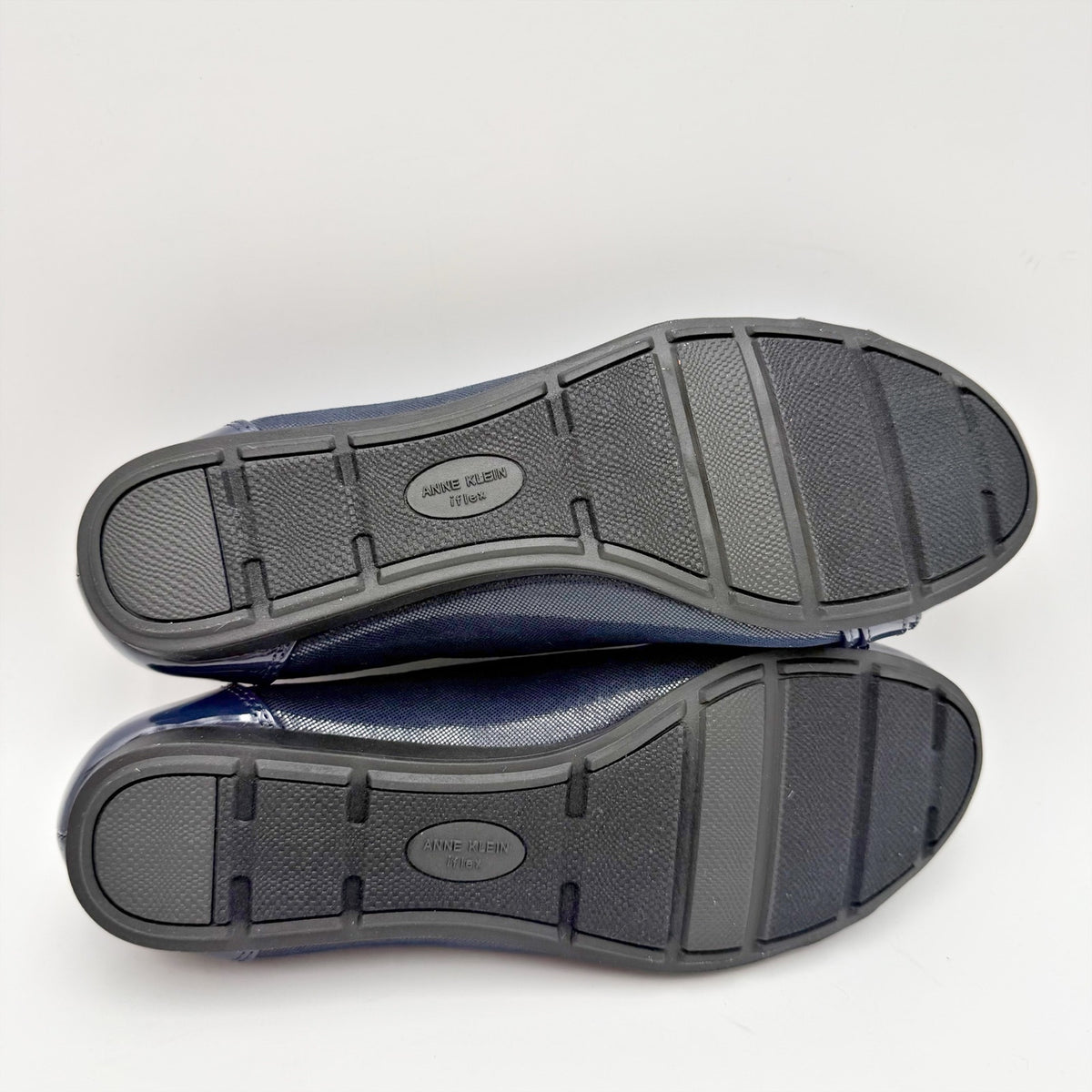 Anne Klein Womens Sport Able Flats Size 6.5 M Navy Blue NIB