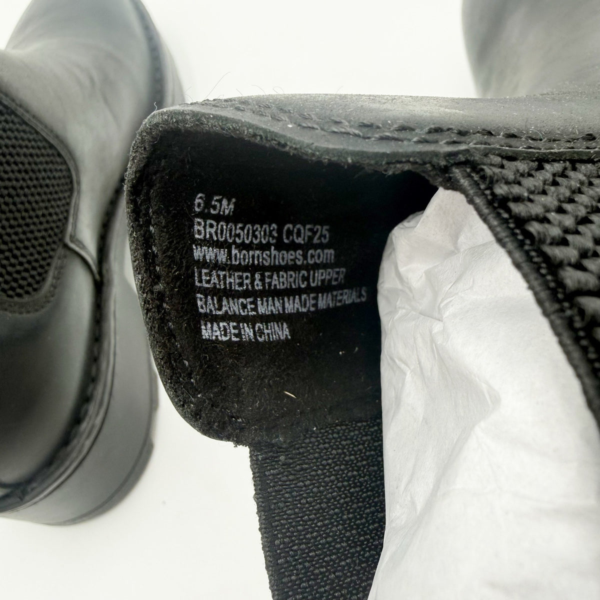 BORN Womens Verona Chelsea Ankle Boots Size 6.5 M EU 37 Black Leather NIB