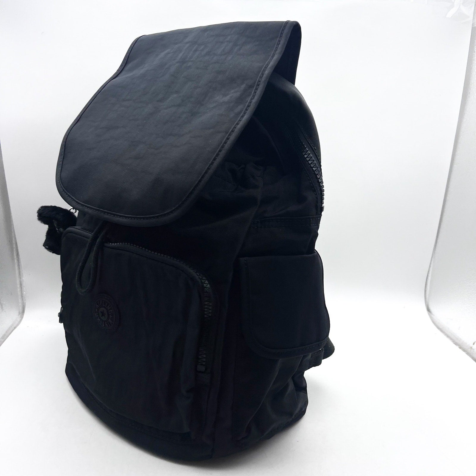 KIPLING City Pack Backpack Large Black Noir Water Resistant NWT