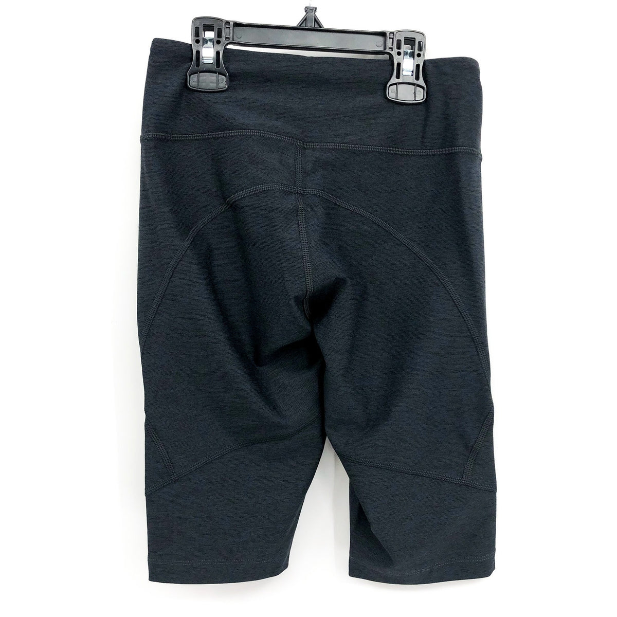 OUTDOOR VOICES Womens Double Time 10" Biker Shorts XS Charcoal Grey Mid Rise NWT
