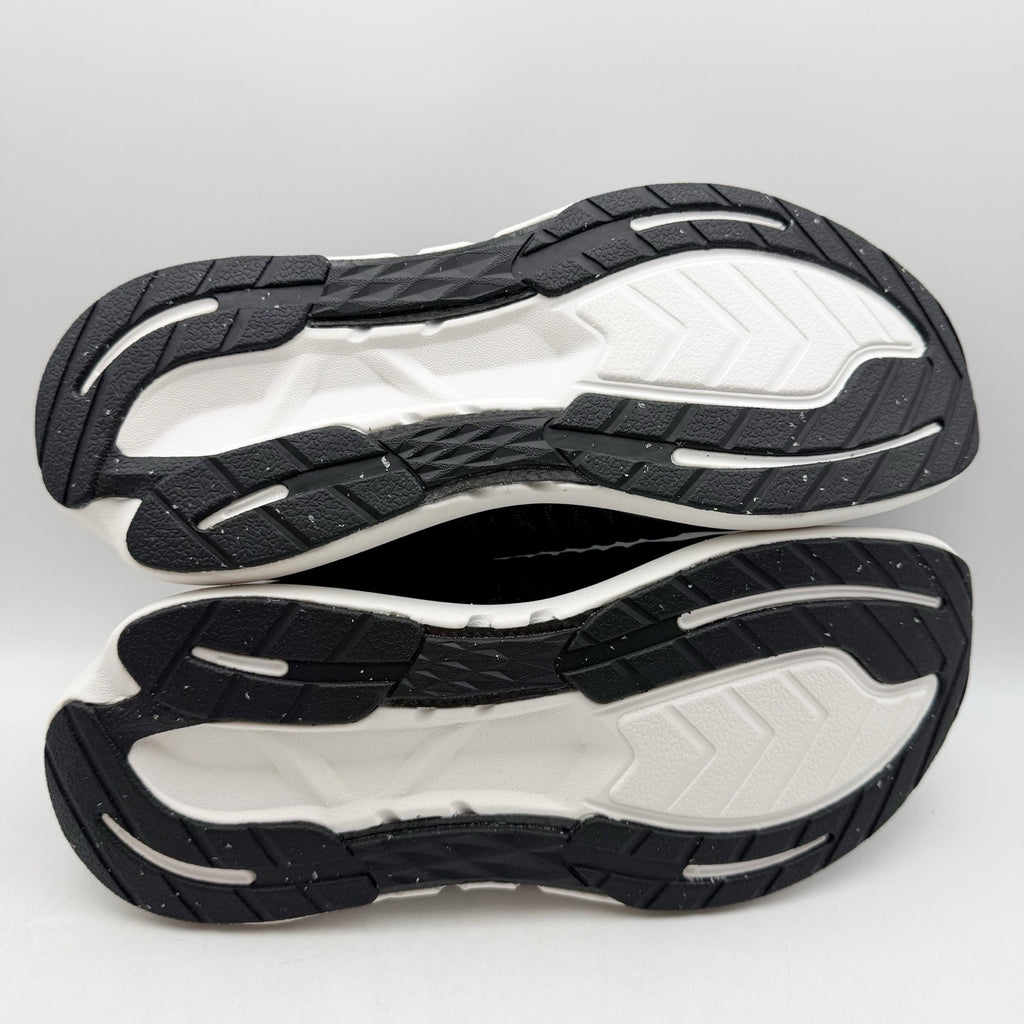 Rabbit Mens Dream Chaser Running Shoes Size 9.5 Black White Athletic NIB