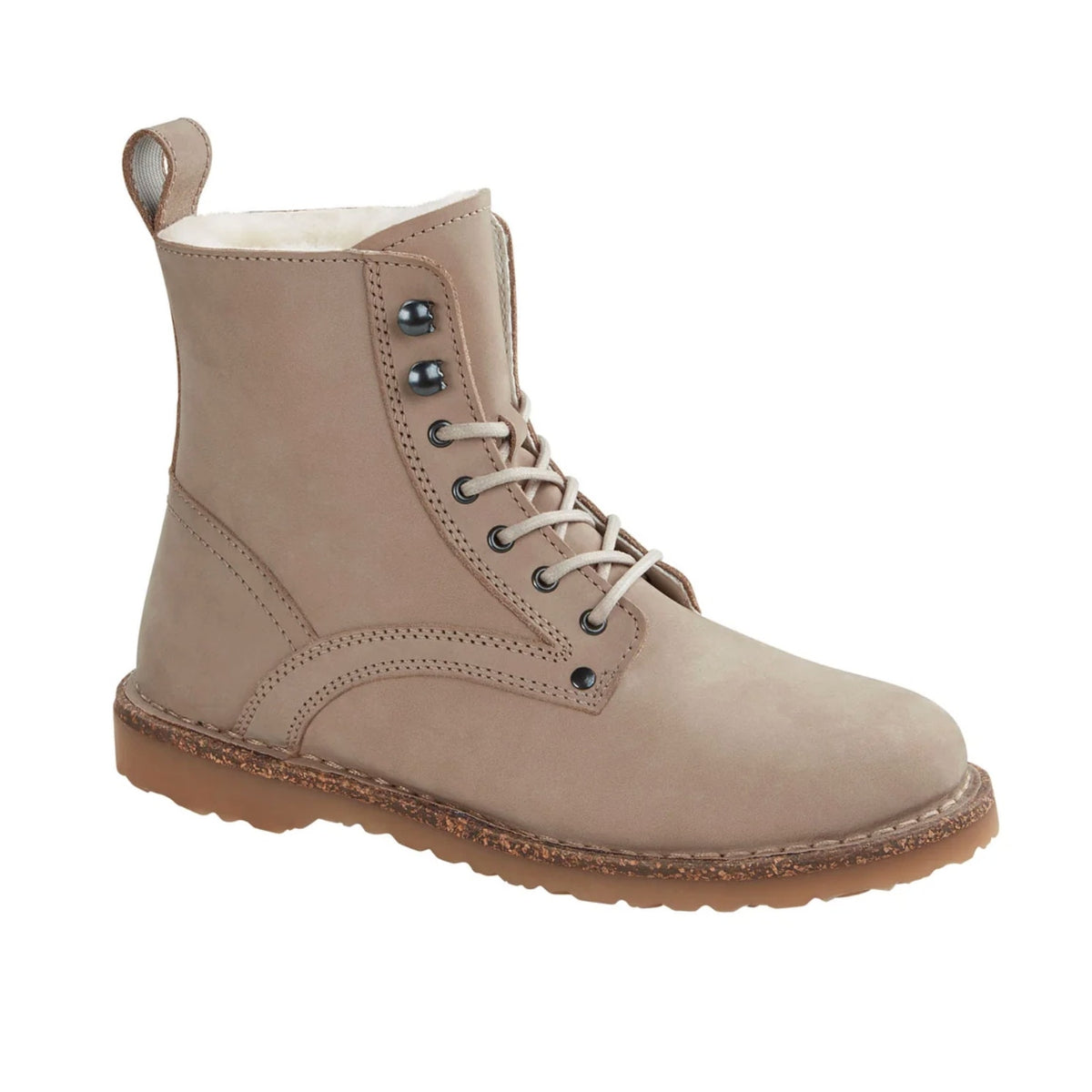 BIRKENSTOCK Women Bryson Mid Boot EU 36 Narrow US 5 Taupe Leather Shearling NWT