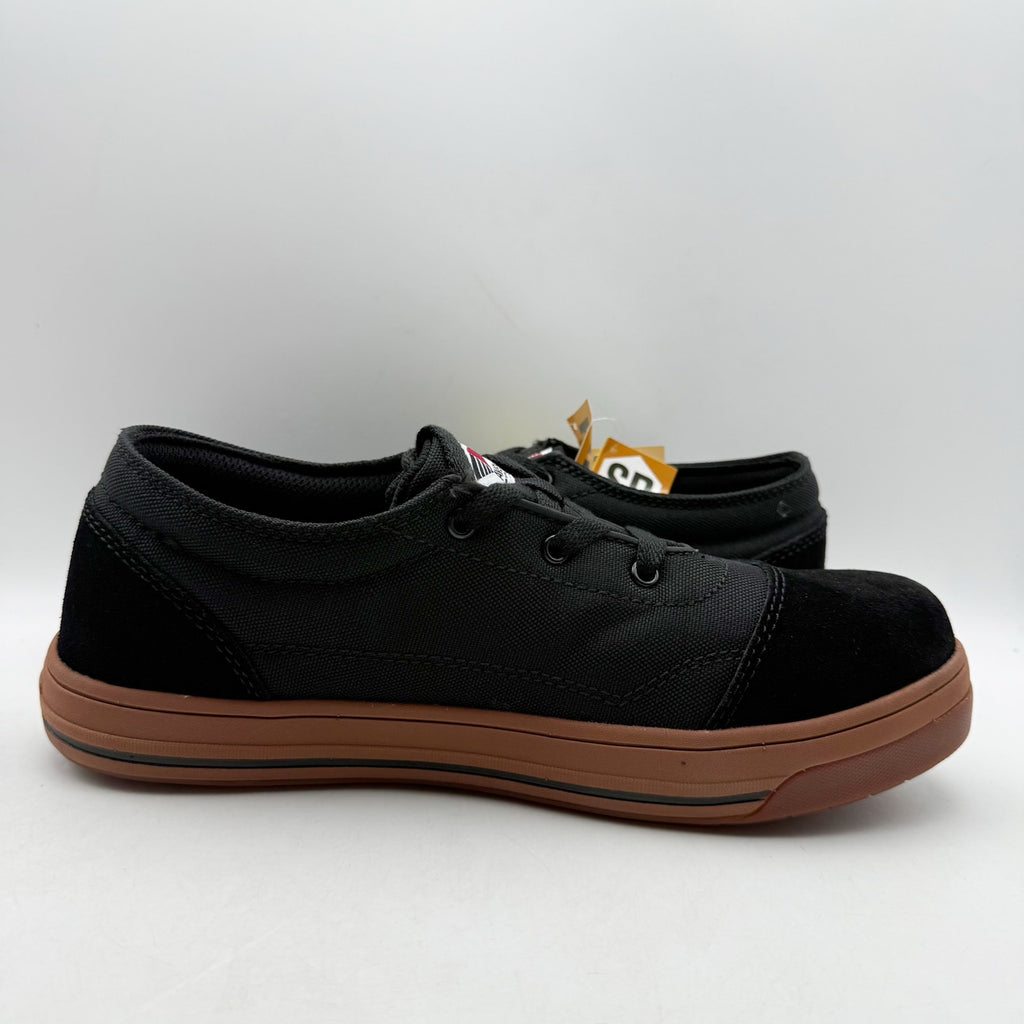 Avenger Mens Blade 3 Eye Low Work Shoes 9 WIDE Black Comp Toe A134 SR EH NIB