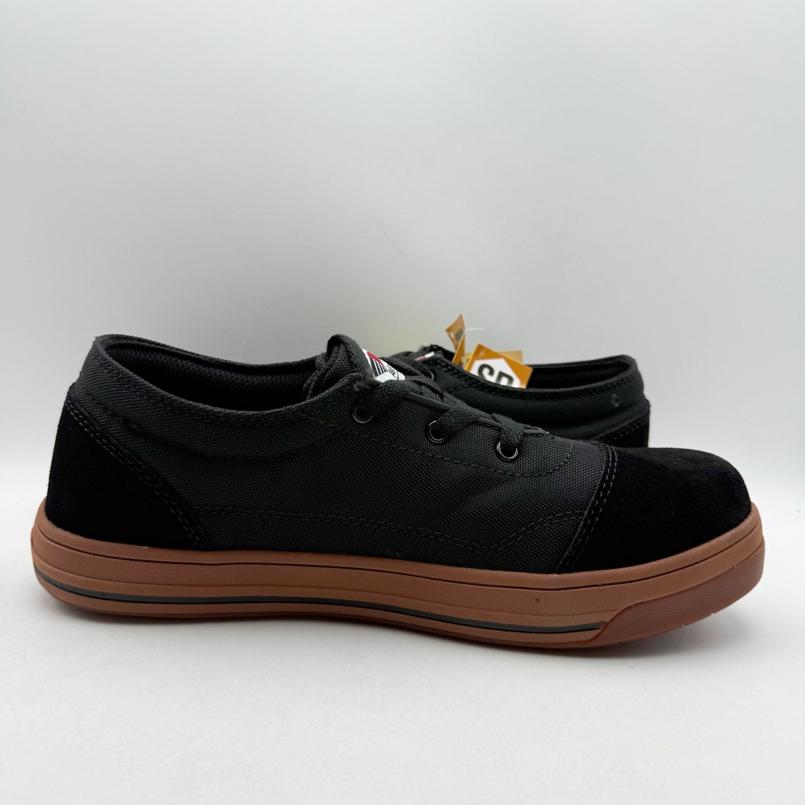 Avenger Mens Blade 3 Eye Low Work Shoes 9 WIDE Black Comp Toe A134 SR EH NIB