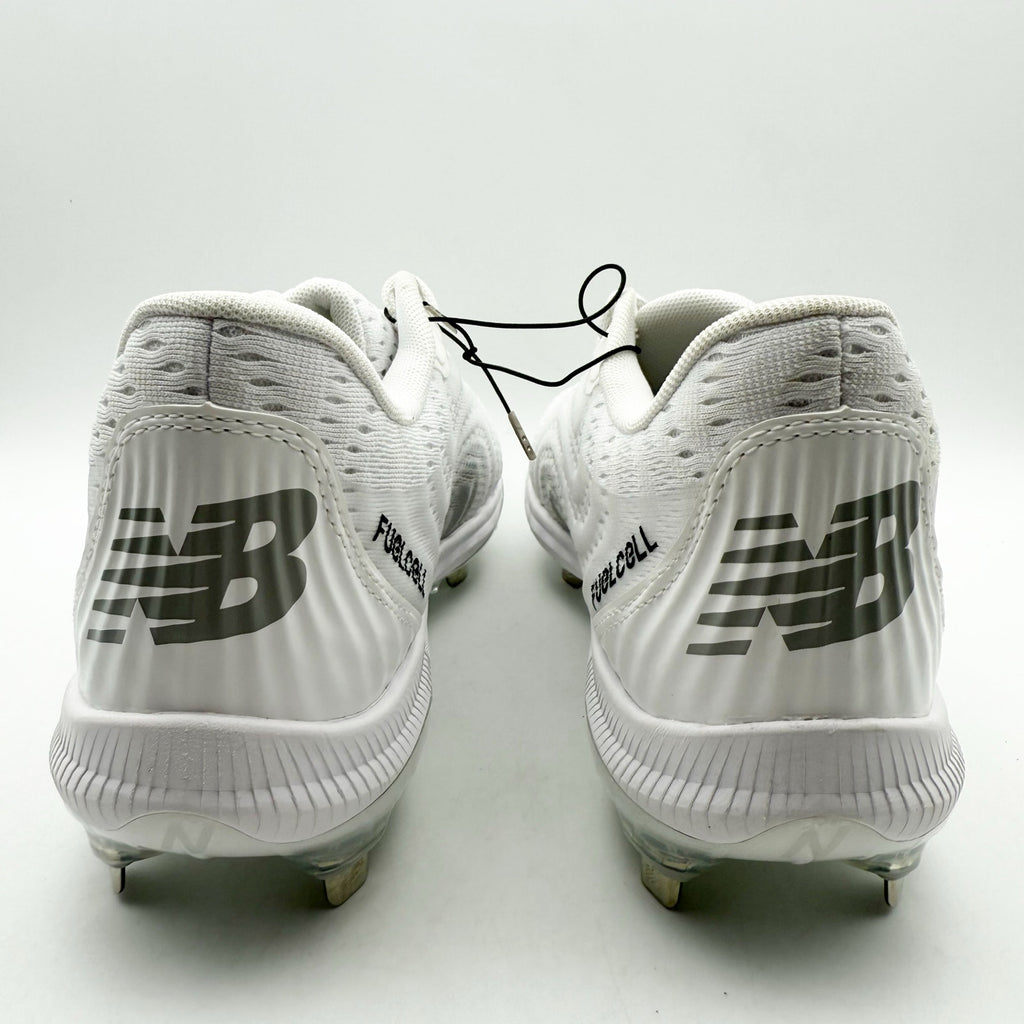 New Balance Mens FuelCell 4040v7 Cleats Size 12 White Black Metal Baseball NWOB