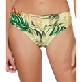 SUNSETS Women's Unforgettable Hipster Bikini Bottom Small Yellow Print NWT