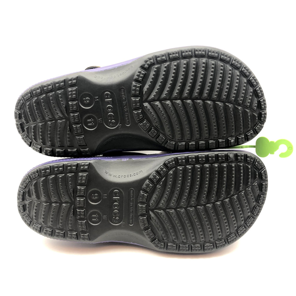 Crocs NBA Phoenix Suns Classic Clog Mens 9 Womens 11 Black Purple NWT
