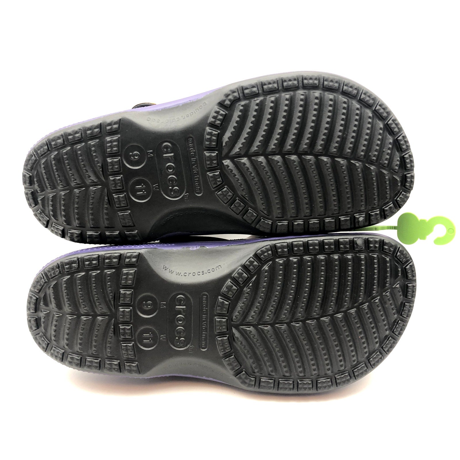 Crocs NBA Phoenix Suns Classic Clog Mens 9 Womens 11 Black Purple NWT