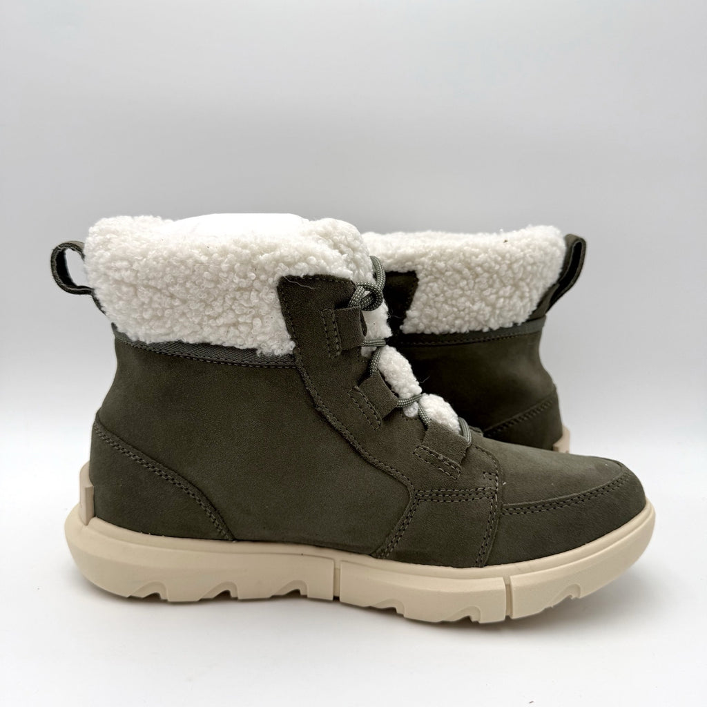 Sorel Womens Explorer Next Carnival Boots US 8 Green Winter Waterproof NIB