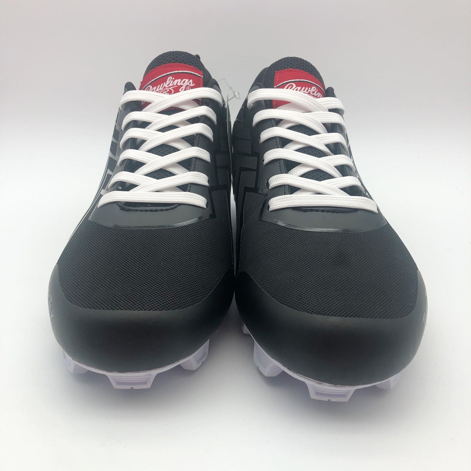 Rawling Mens Savage Low Lace Up Baseball Cleats Size 12 Black White NWOB
