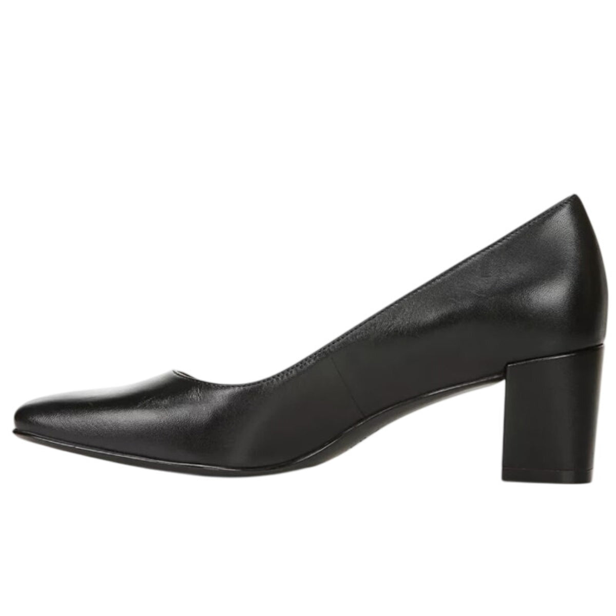 Naturalizer Womens Karina Pumps Size 7.5 Wide EU 38 Black Leather Heels NIB