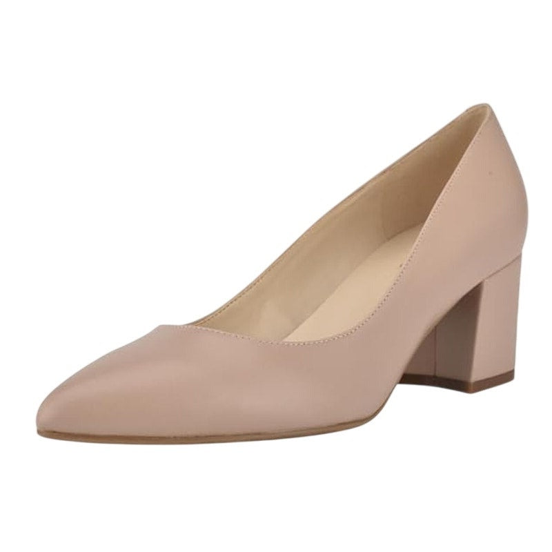 Nine West Womens lSSA Pumps Size 11 M Beige Nude Leather NWOB