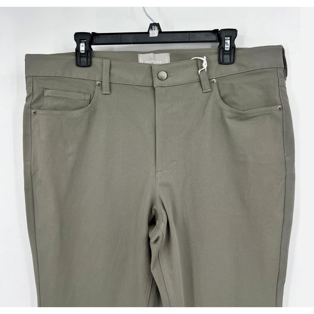 EVERLANE Men's The Performance 5-Pocket Pants 30x32 Green Business Casual NWT