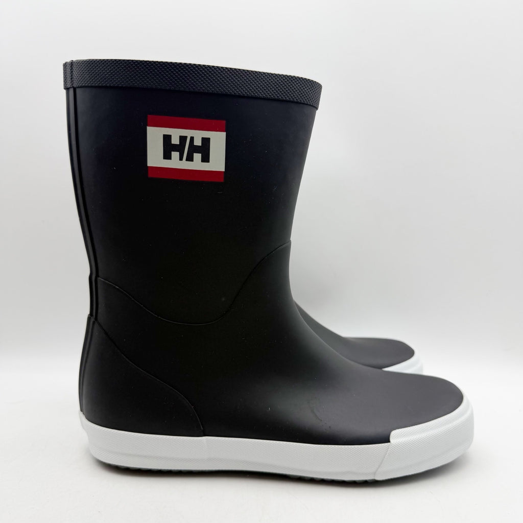Helly Hansen Womens Nordvik 2 Rain Boots US 8 EU 38 Black White NWOB