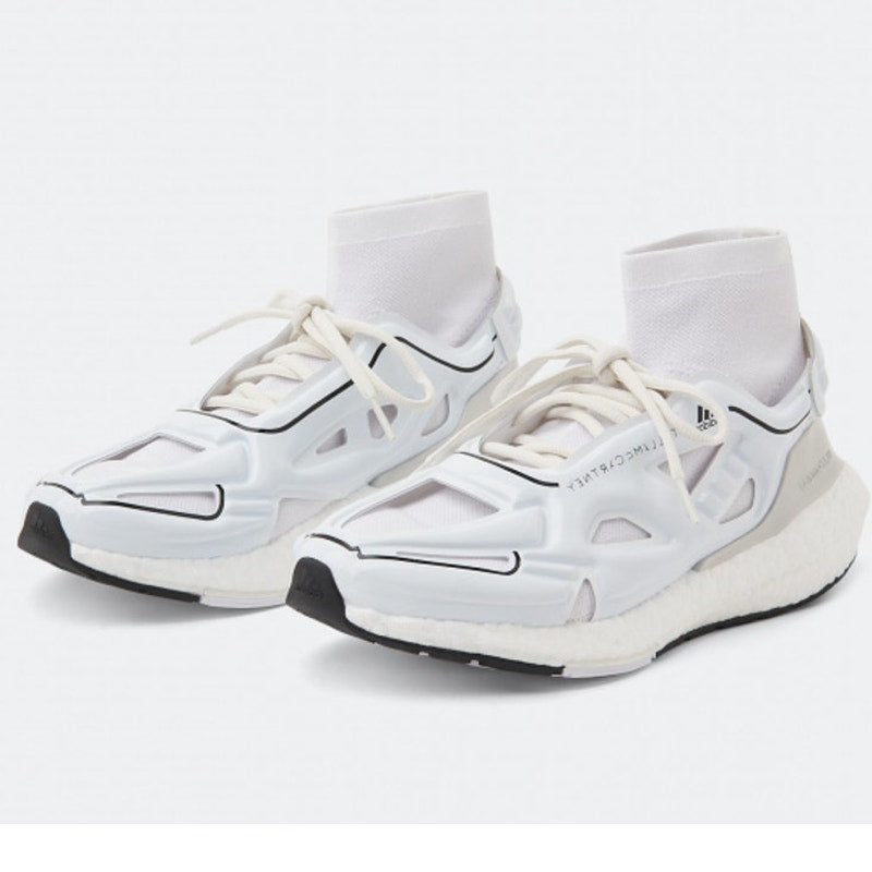 ADIDAS STELLA MCCARTNEY Womens Ultraboost 22 Athletic Shoes 10.5 White Black NIB