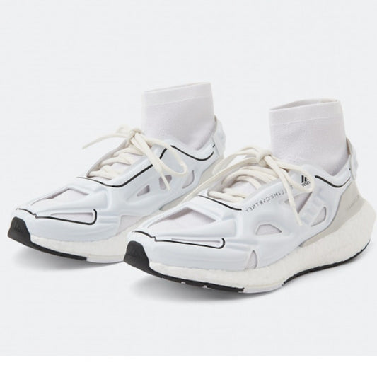 ADIDAS STELLA MCCARTNEY Womens Ultraboost 22 Athletic Shoes 10.5 White Black NIB
