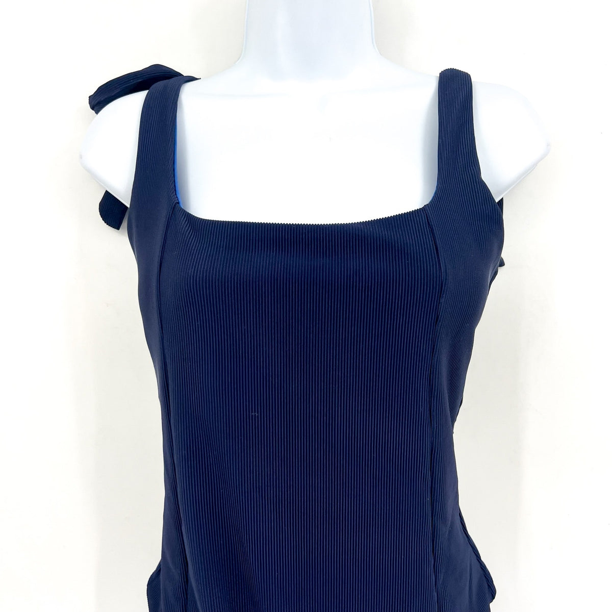 Beach Riot Women's Sydney One-Piece Swimsuit XL Navy Blue MISSING BELT NWOT