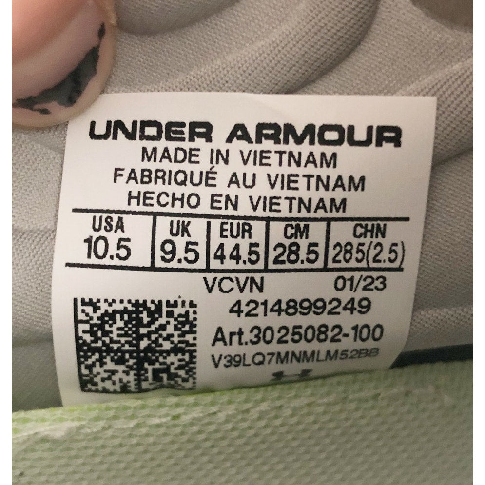 Under Armour Mens Spotlight Lux MC 2.0 Football Cleats 10.5 White Silver NWOB