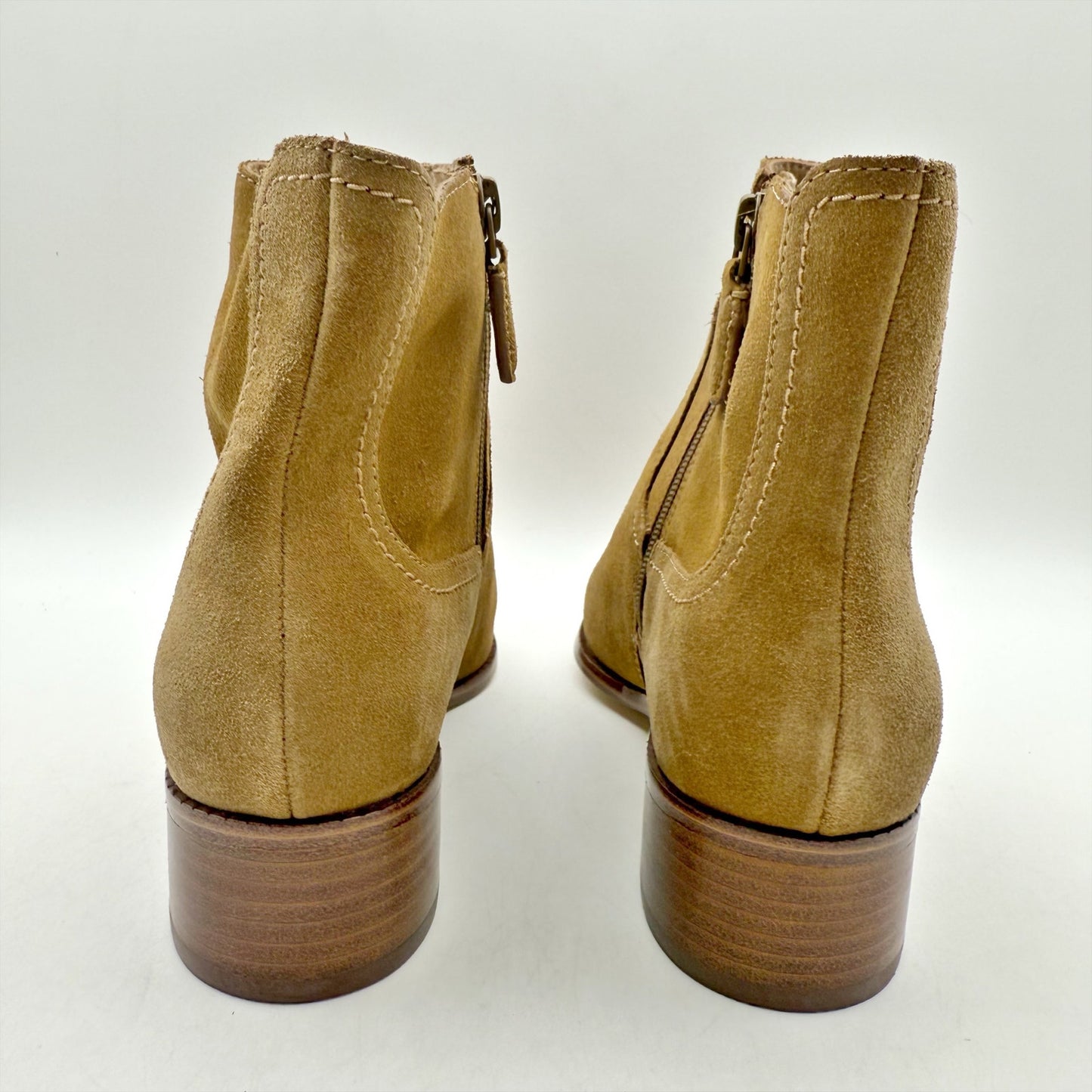 Cole Haan Womens Naia Ankle Bootie US 6 B EU 36 Brown Suede NWOB