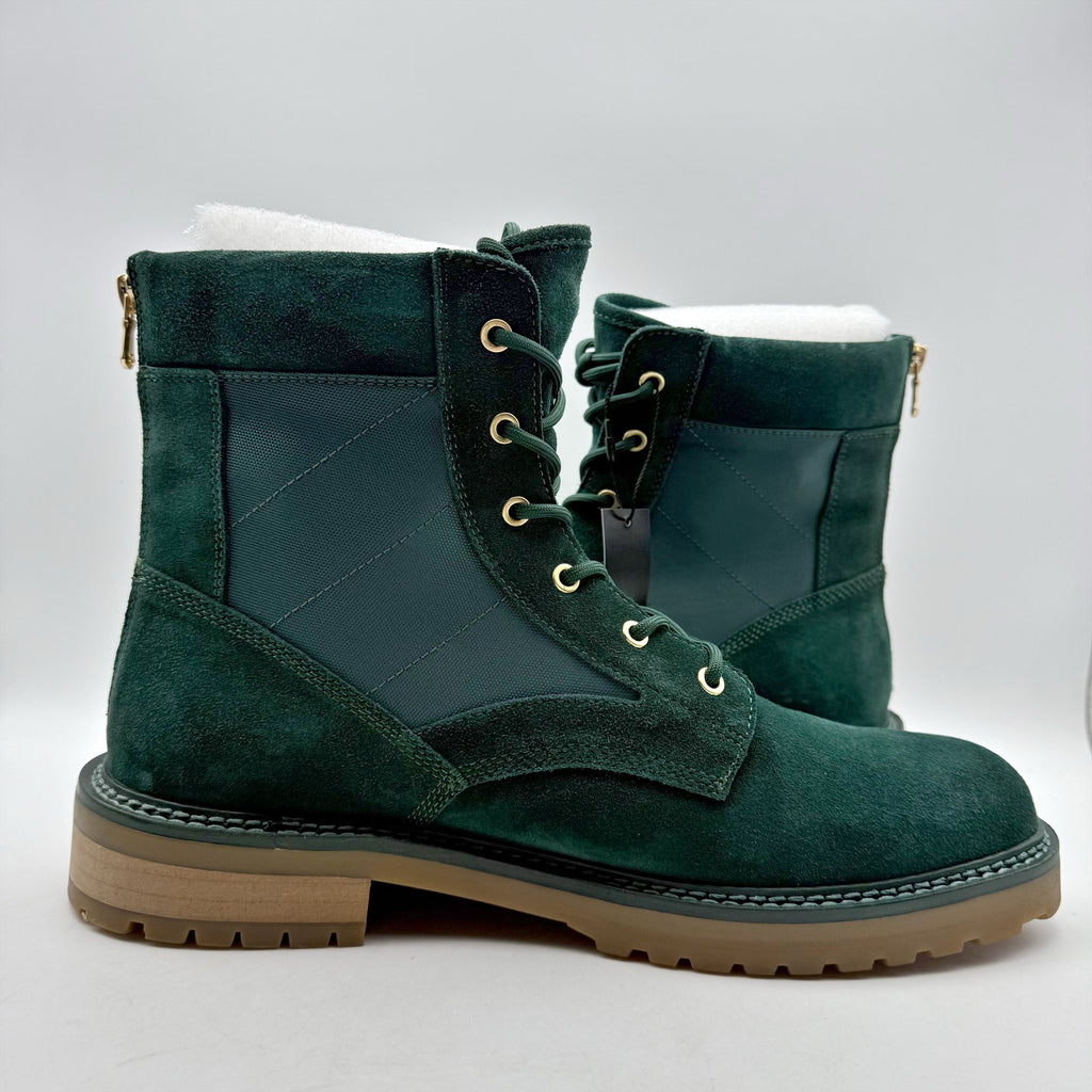 Saint Morta Mens Legion Ankle Boots US 12 Green Suede NIB